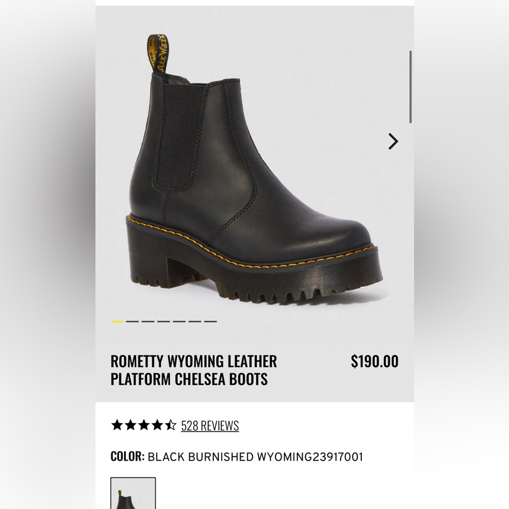 COPY - ROMETTY WYOMING LEATHER PLATFORM CHELSEA BOOTS